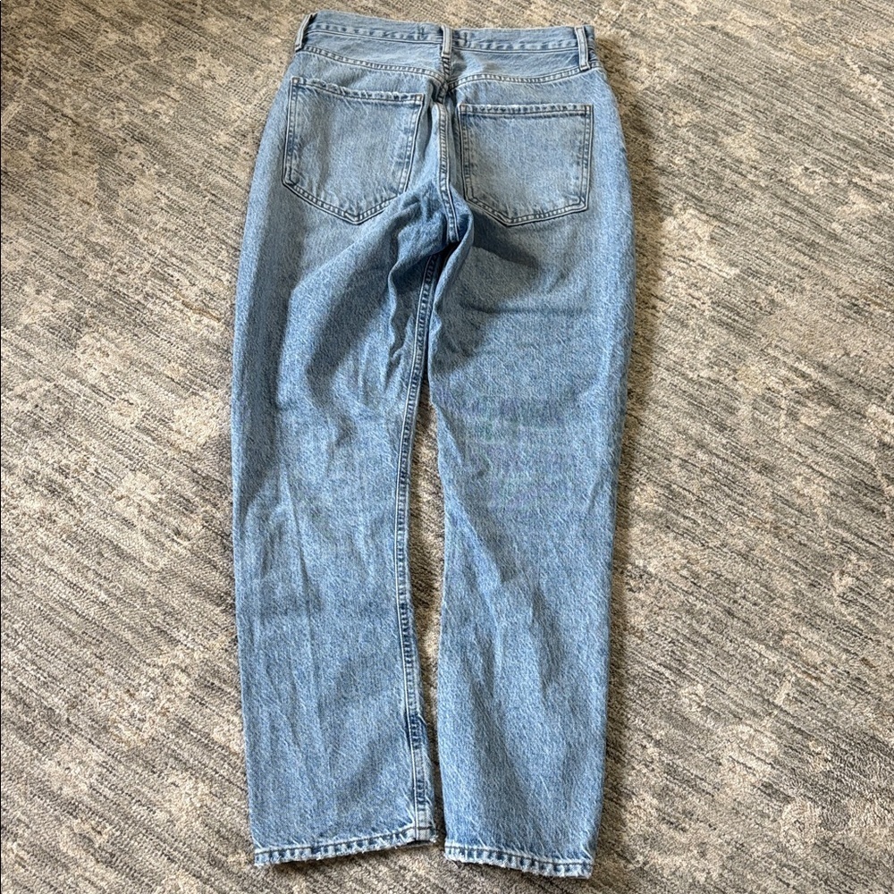 Agolde women’s Blue Jeans - size 25 - Riley - button fly - Picture 6 of 6